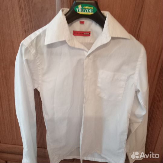 Белые рубашки 7-8 лет,3шт