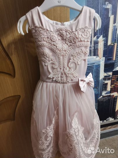 Платье для девочки 92
