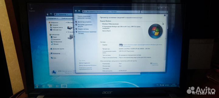 Ноутбук Acer v3-571G