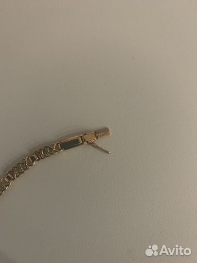 Золотой браслет для женских часов