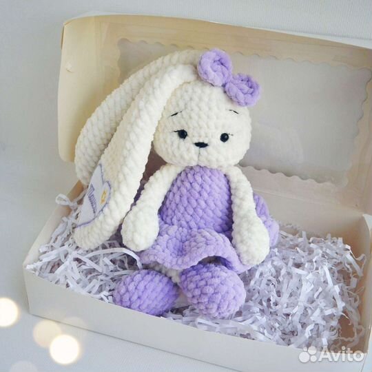 Плюшевая игрушка зайка