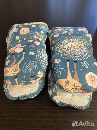 Варежки-муфты для коляски мимими