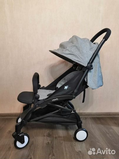 Коляска yoya + дополнительная подножка