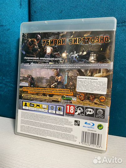 Bulletstorm Игра PS3