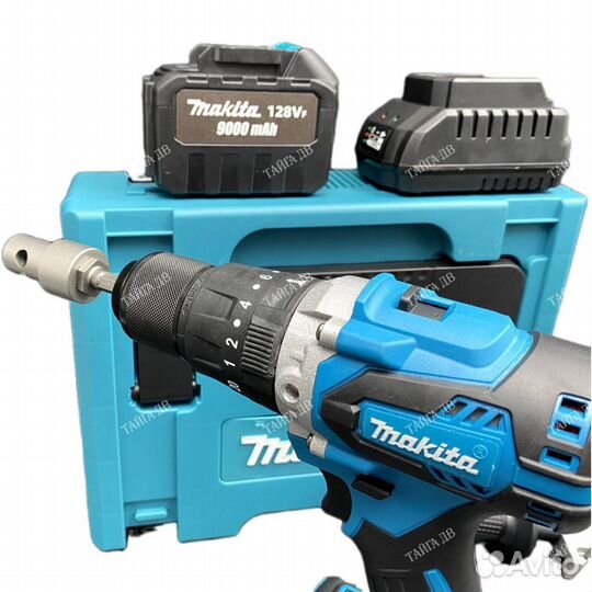 Шуруповерт для ледобура + 2 АКБ 9а.ч