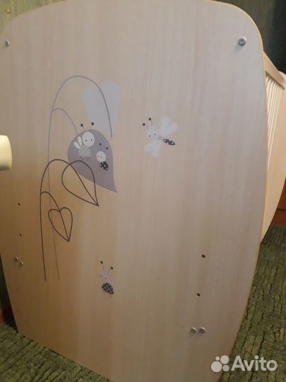 Кровать детская Polini kids 120х60 с ящиком