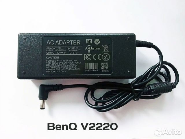 Блок питания BenQ V2220 (адаптер 12V 3A, BB02-B)