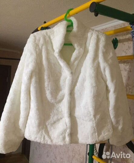Шубка белая свадебная