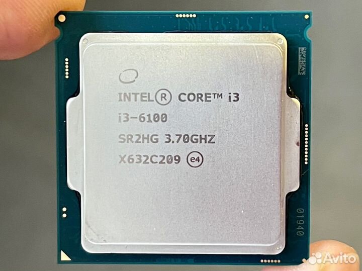 Процессор intel core i3 6100
