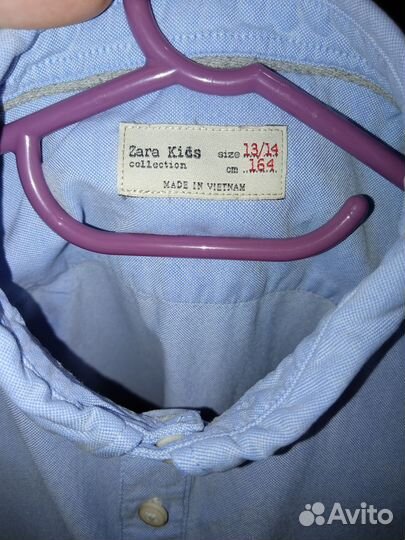 Рубашка zara 164 для мальчика