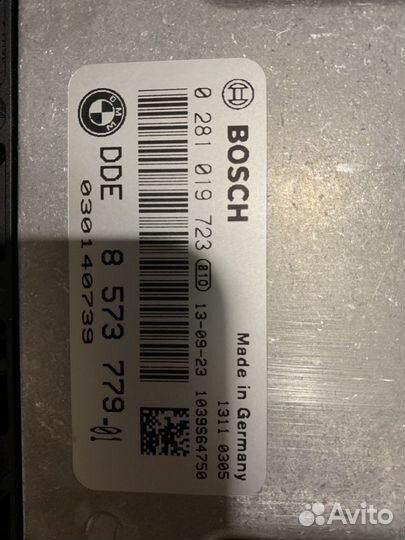 Блок управления двигателем BMW F10 530D 2013 реста