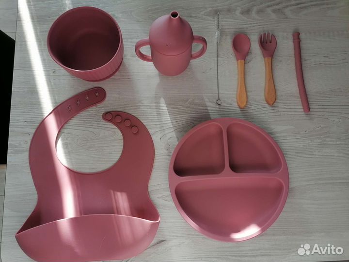 Набор для прикорма /детская посуда новая