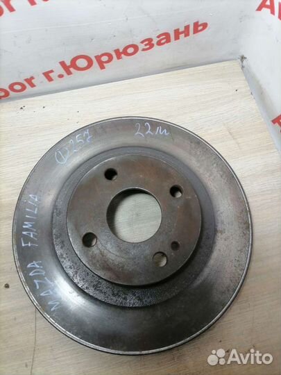 Диск тормозной передний Mazda Familia BJ