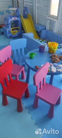 Детский стол и стул IKEA