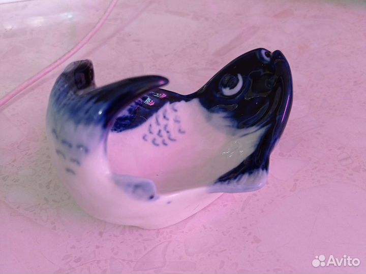 Икорница,Рыбка,Гжель