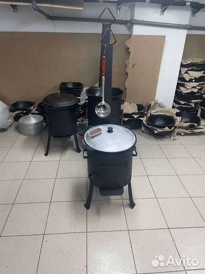 Казан чугунный 12 литров