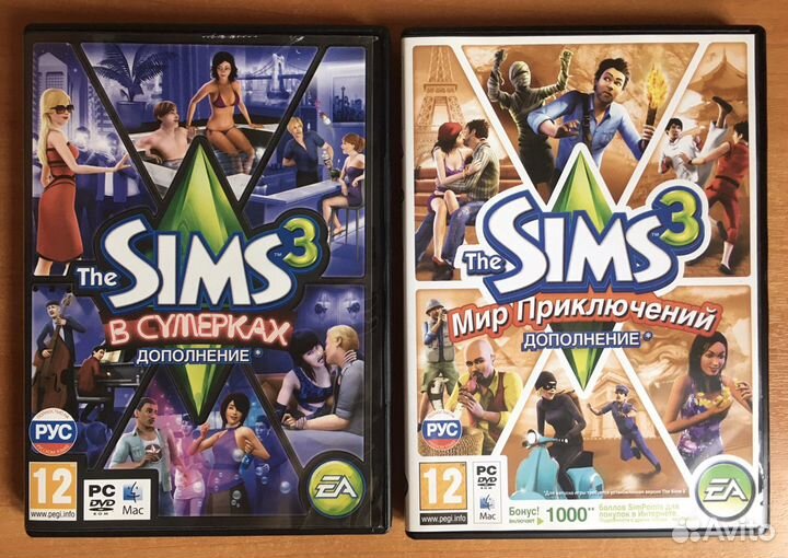 Диски «Sims 3» (лицензированные)