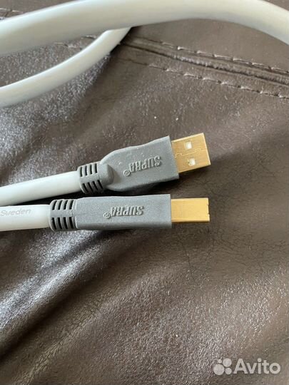 Кабель Supra USB 2.0 A-B 2m