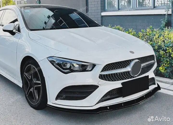 Сплиттер Mercedes CLA C117 X117 рест AMG