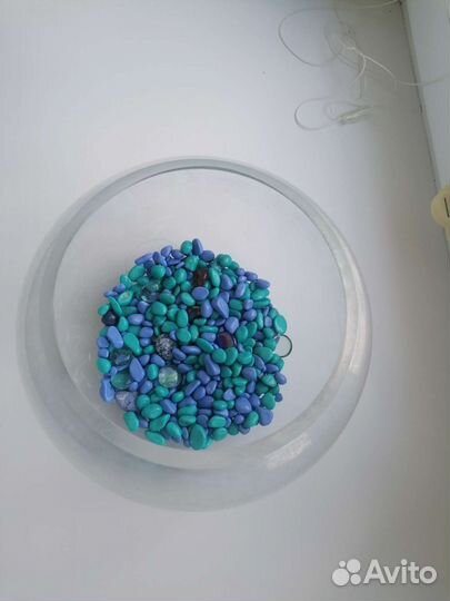 Аквариум круглый декоративный 5,6 литров