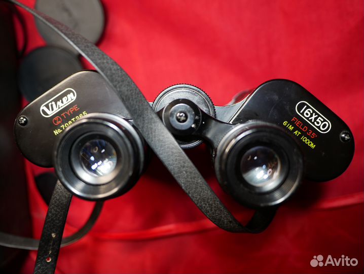Серьезный бинокль vixen 16x50 Япония. Кейс