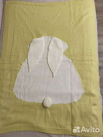 Новый Плед /покрывало детский зайка символ года