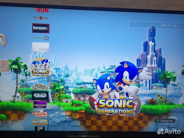 Sony playstation 3 super slim 500gbпрошитая 100игр