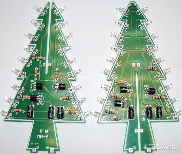Радиоконструктор 3D елочка №082