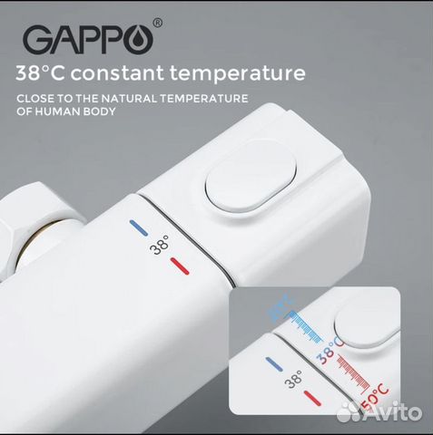 Душевая система Gappo G2491-8 с термостатом