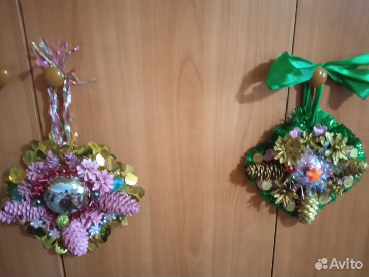 Новогодние игрушки ручной работы