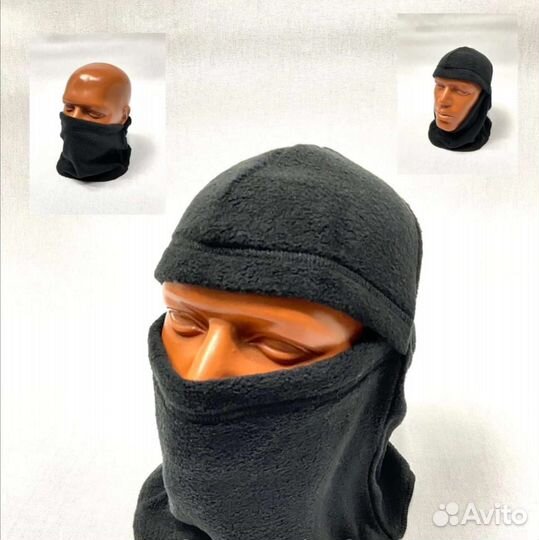 Балаклавы/ подшлемники флисовые. Новые