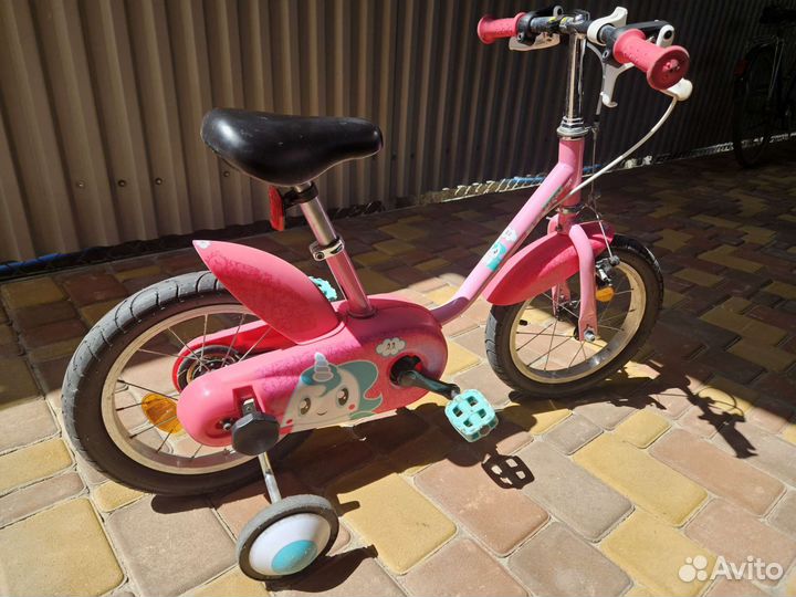 Детский велосипед btwin 14 с защитой цепи