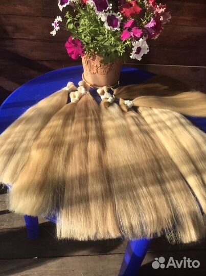 Волосы натуральные