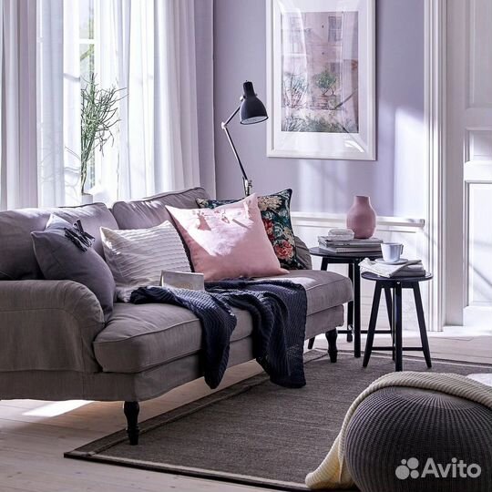 Чехол для подушки IKEA Айна цвет розовый