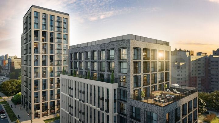 3-к. квартира, 91,4 м², 6/10 эт.