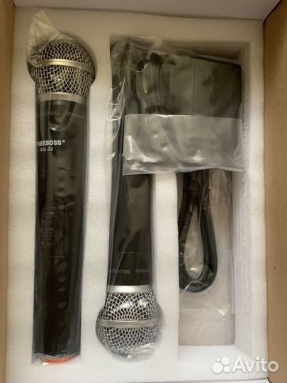 Беспроводные микрофоны freeboss 8 штук