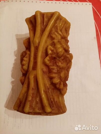 Свеча декоративная. Германия.210х110мм.Подсвечник