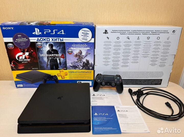 Sony PS4 slim 500 с дисководом