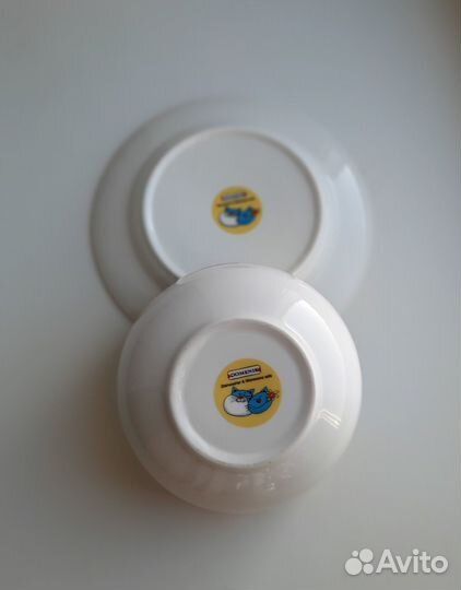 Набор детской посуды фарфор