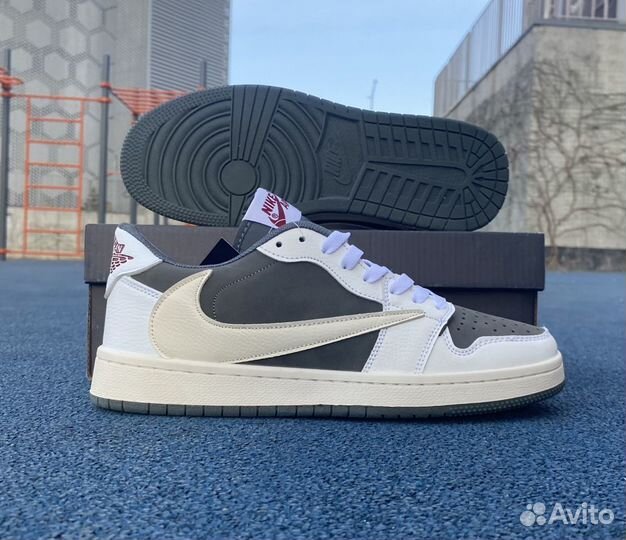 Кроссовки nike air jordan 1 low travis scott