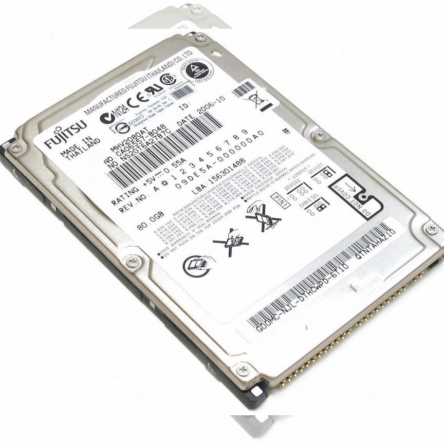 [MHV2080AT] Жесткий Диск Fujitsu 80gb Ide 2,5" Mhv2080at