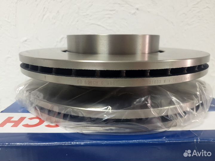 Диски передние тормозные(2шт) Bosch Nissan Teana