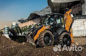 Услуги экскаватора-погрузчика и а/м Камаз 15т