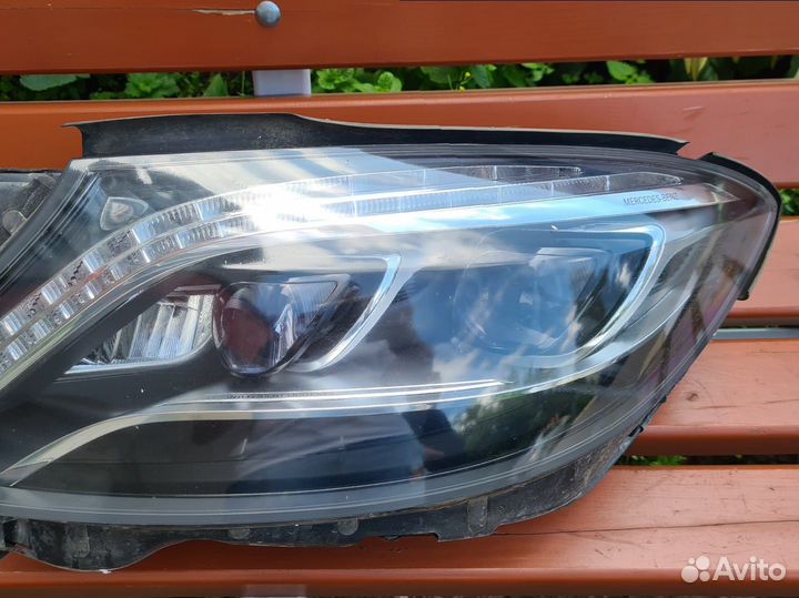 Фары и бампер для Mercedes