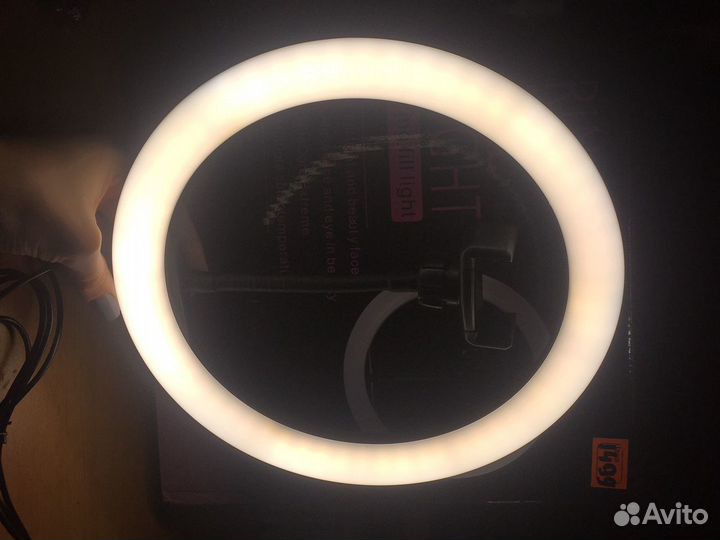 Кольцевая селфи лампа 26 см