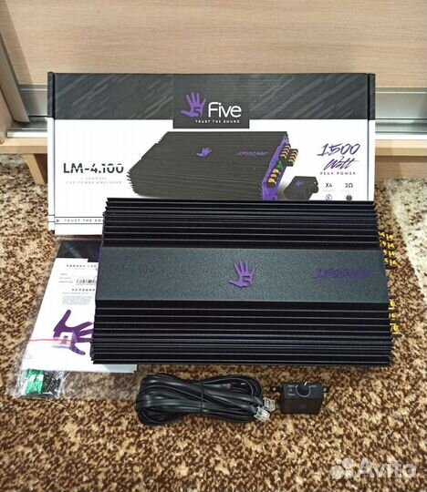 Усилитель 4х-канальный Новый