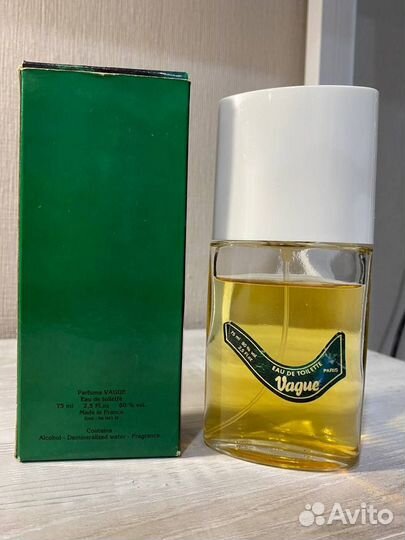 Винтажная парфюмерия. Vague eau de toilette