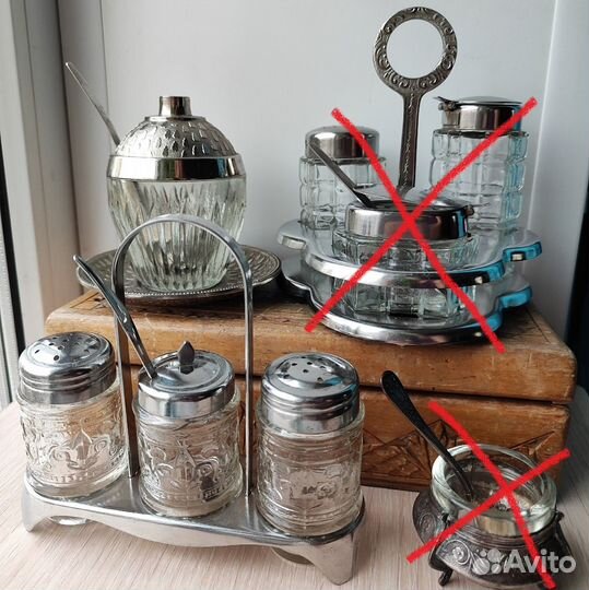 Наборы для специй, солонки СССР, винтаж