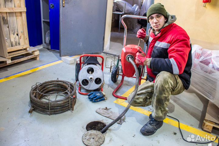 Прочистка канализации. Услуги сантехника