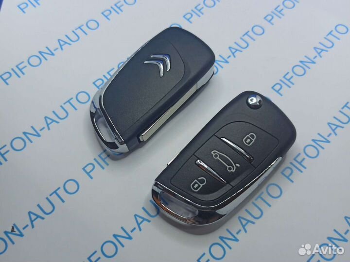 Ключ зажигания Citroen c4 / ситроен с4 2010-2016